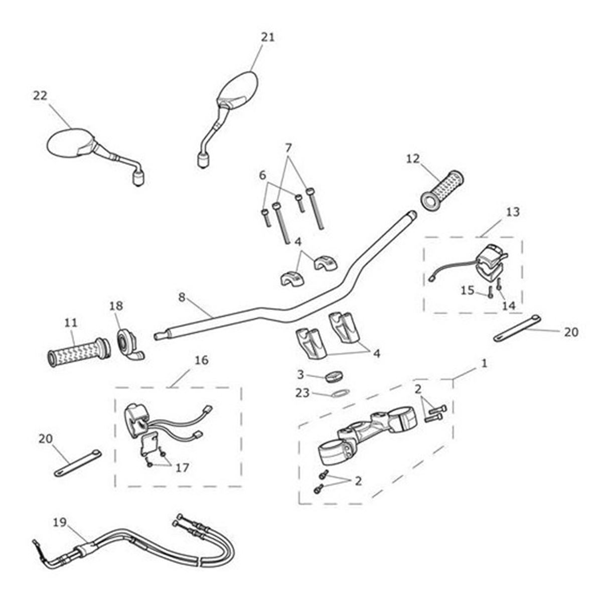 Bild von Handlebar, Tubular, Tapered