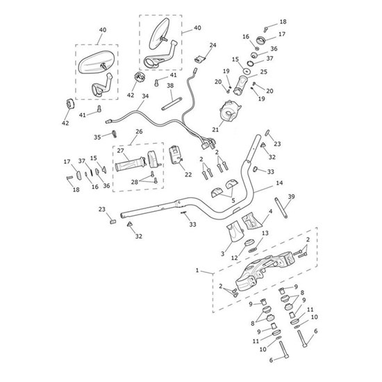Bild von Handlebar Subharness, Short