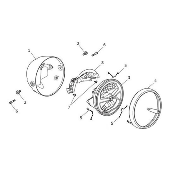 Bild von Headlamp, 177 Dia, LED, TFC