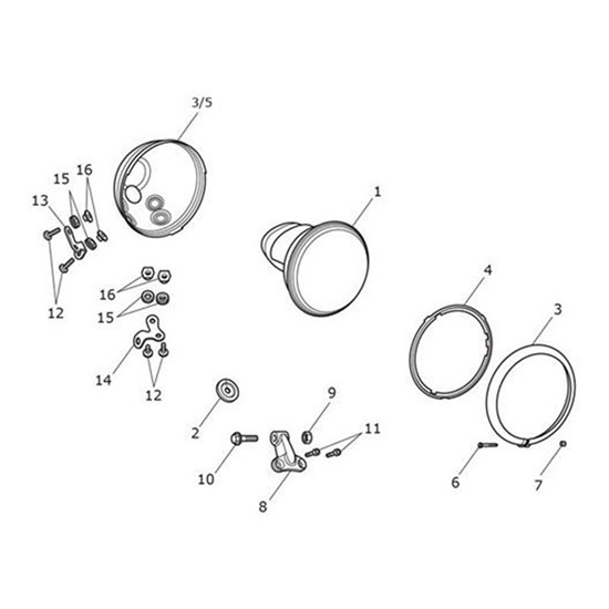 Bild von Headlamp Bowl Spares Kit