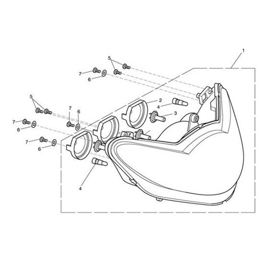 Bild von Headlight, Lh Dip