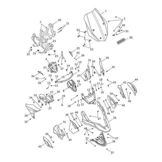 Bild von High Mudguard, Matt Marine