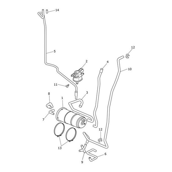 Bild von Hose, Cannister to Purge Valve