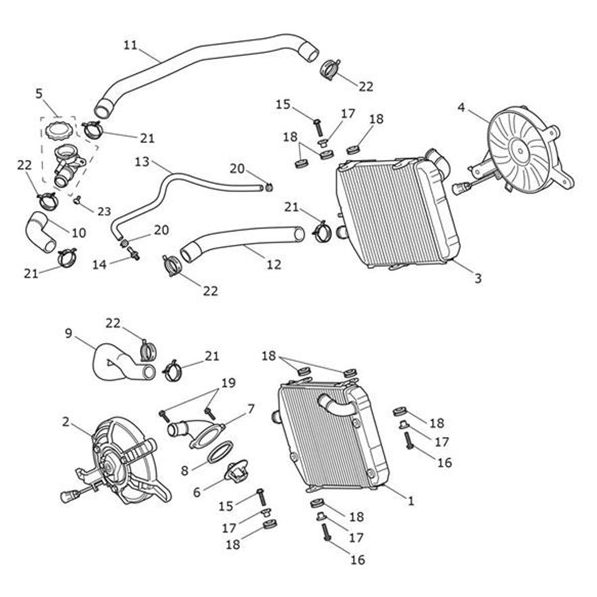 Bild von Hose, Coolant, Bypass