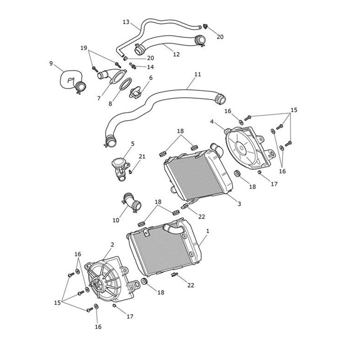 Bild von Hose, Coolant, Bypass