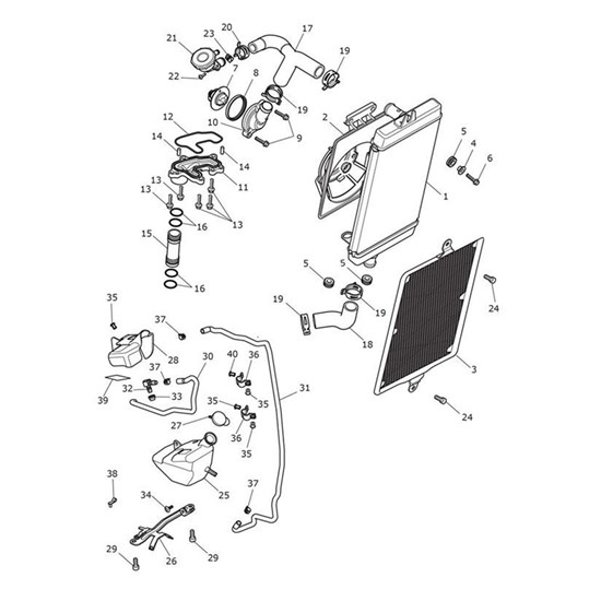 Bild von Hose, Coolant, Rad to Engine