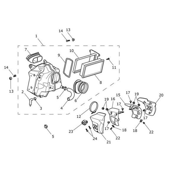 Bild von Hose, Crankcase Breather