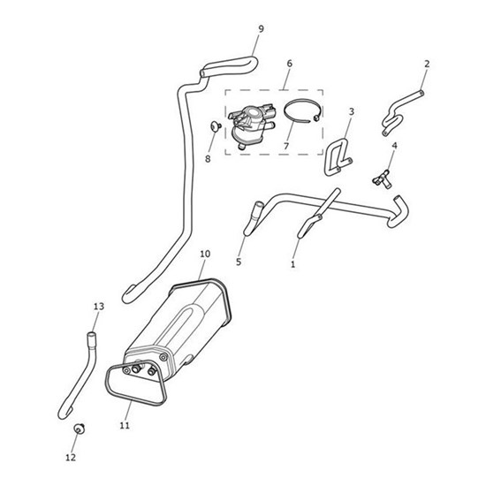 Bild von Hose, Evap, Cannister