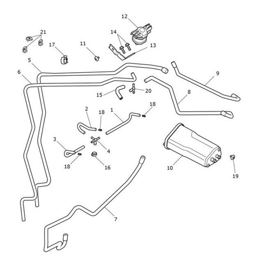 Bild von Hose, Formed, Evap Vent, Upper