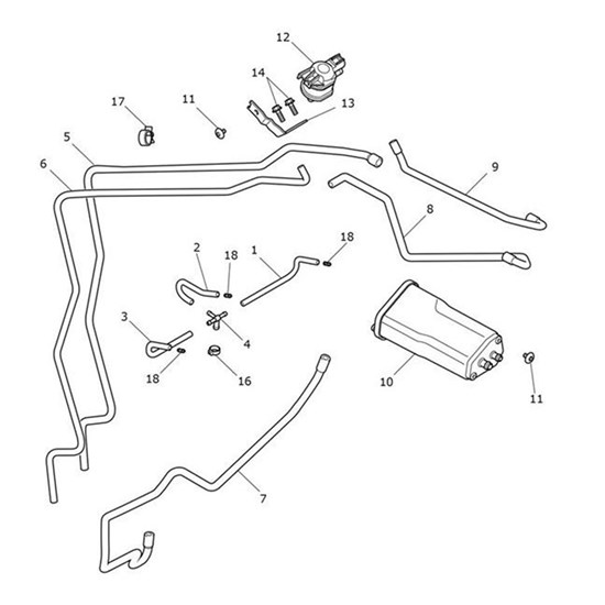 Bild von Hose, Formed, Tank to Ground