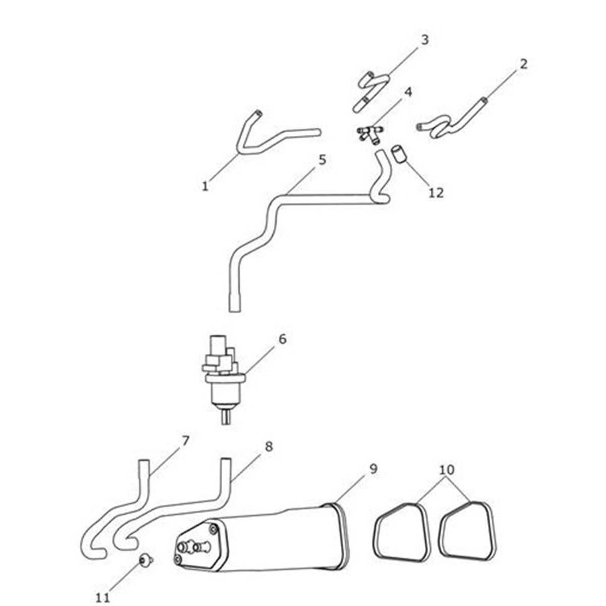 Bild von Hose, Roll Over Valve to Canister