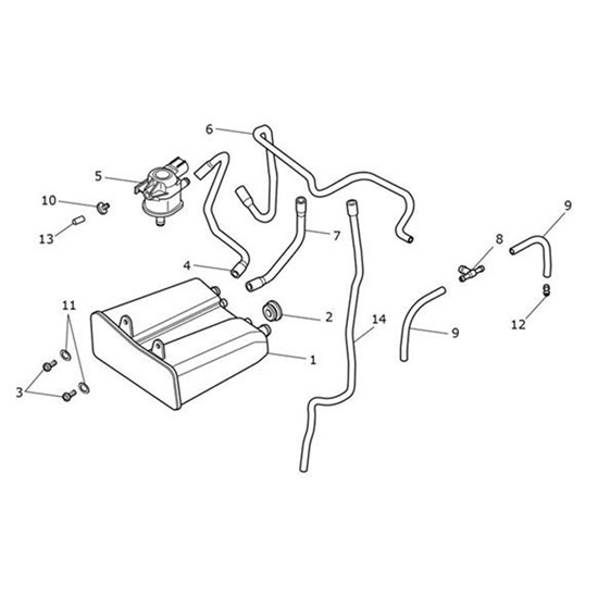 Bild von Hose, Solenoid to Throttle Body