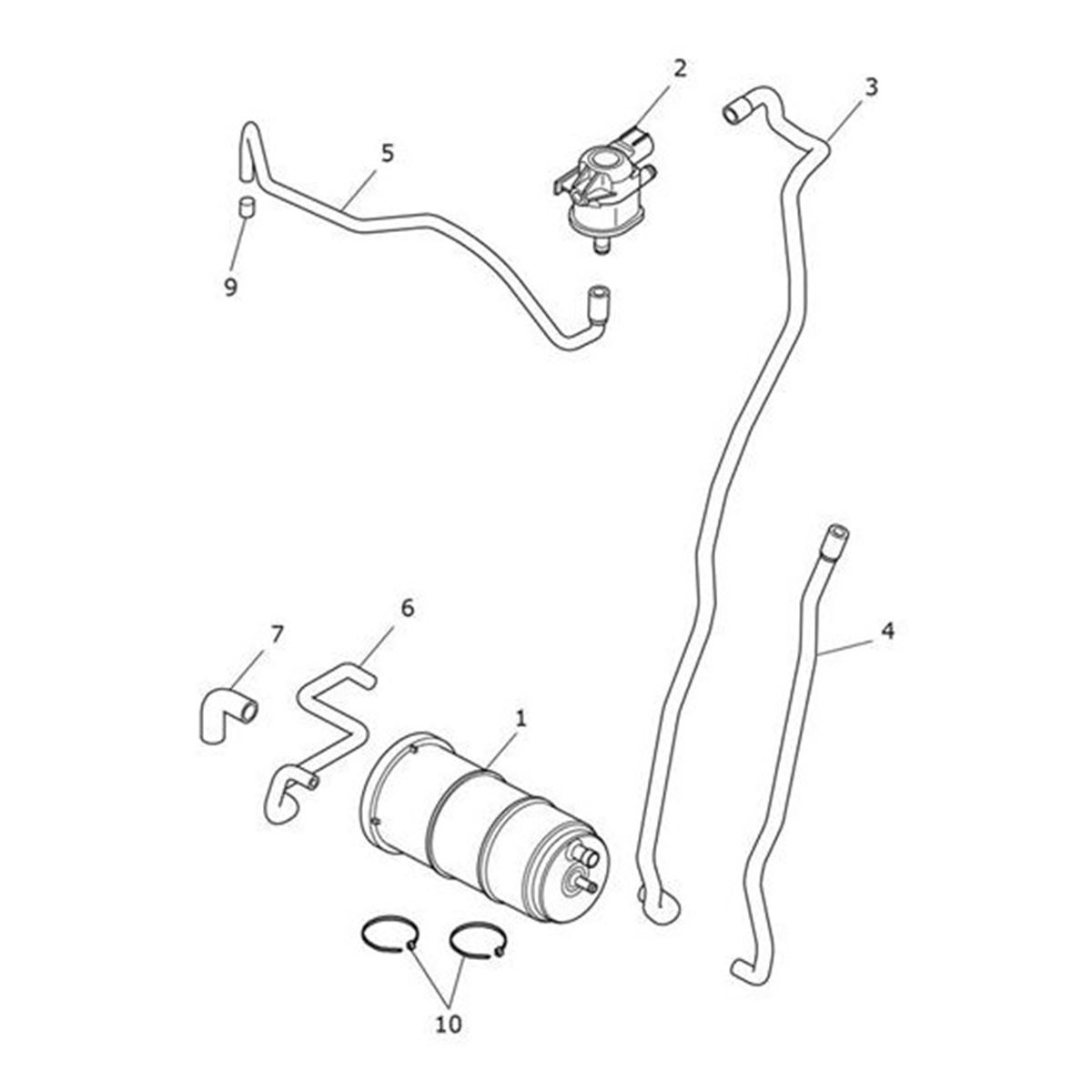 Bild von Hose, Solenoid to Throttle Body