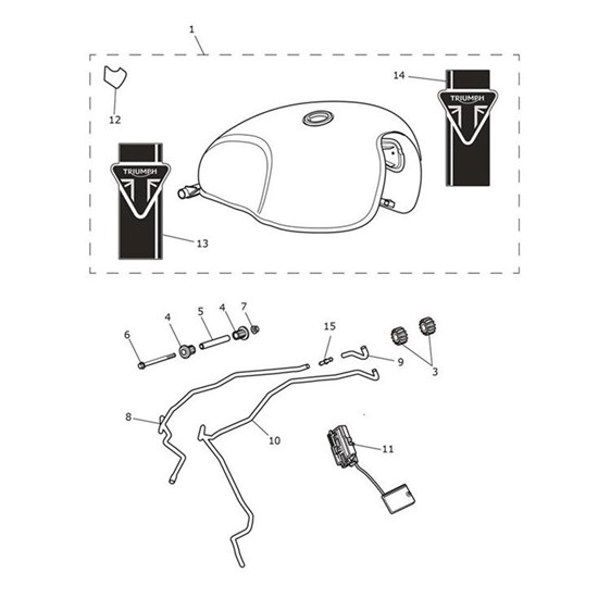 Bild von Hose, Tank to Restrictor