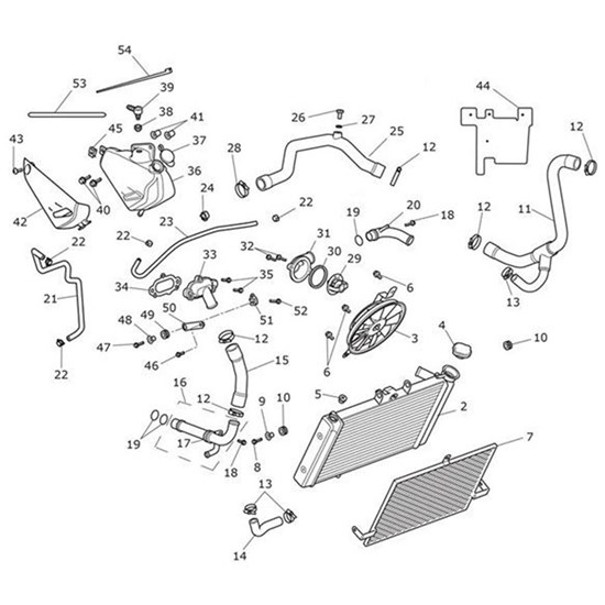 Bild von Hose, Water Pump Outlet