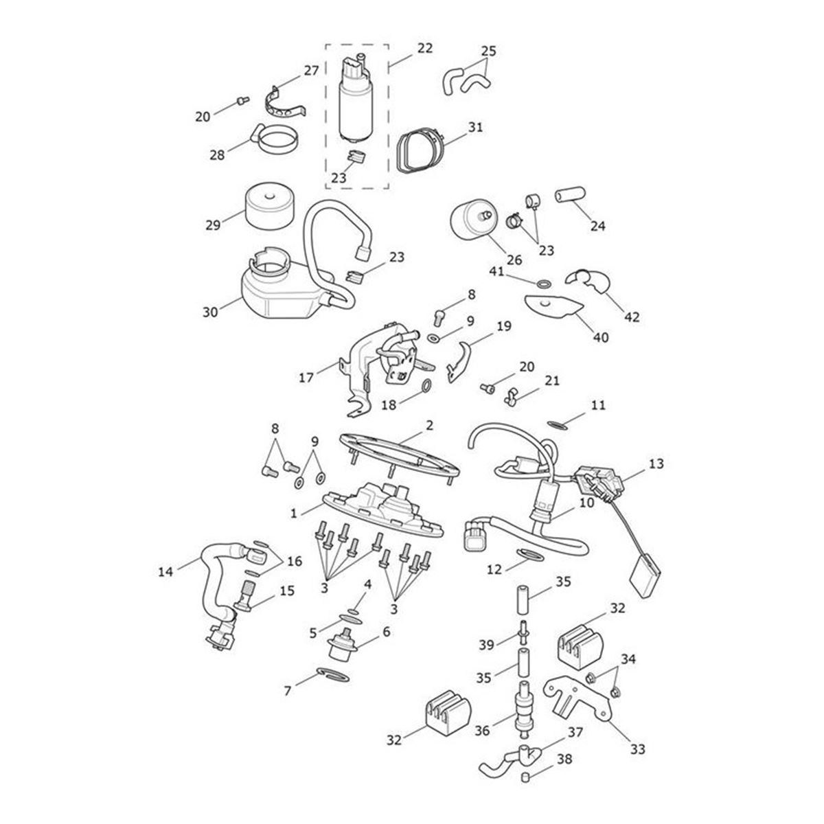 Bild von Hose Assembly, Fuel Feed