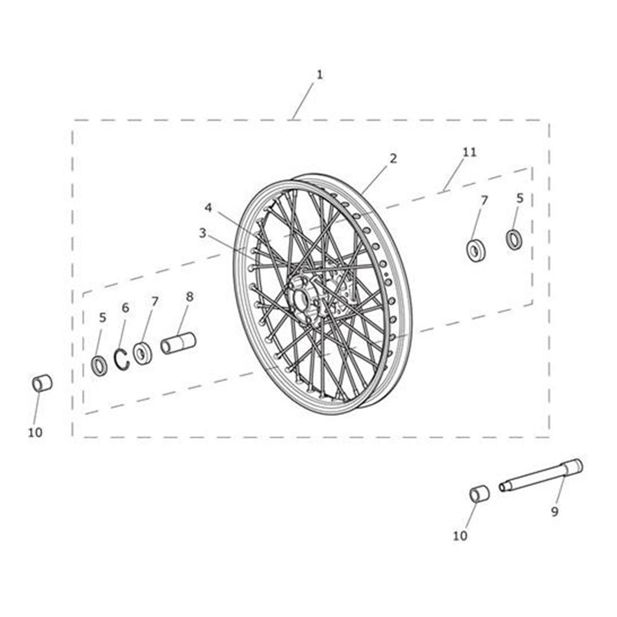 Bild von Hub Assy, Front