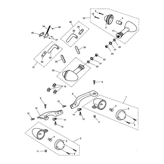 Bild von INDICATOR ASSY,REAR,LH