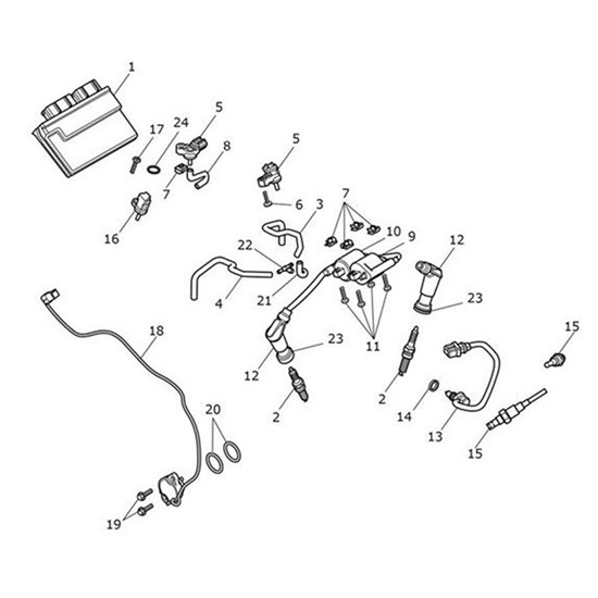 Bild von Ignition Coil Assy, Long