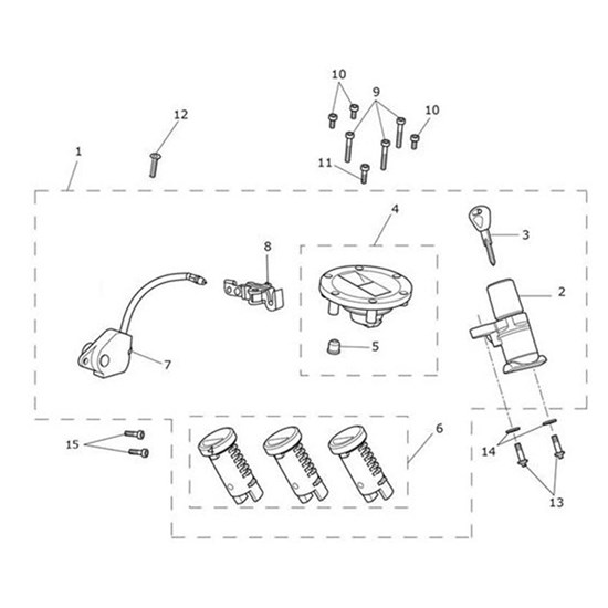 Bild von Ignition Lock Assembly