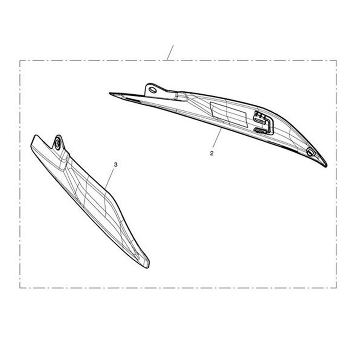Bild von Infill, Fuel Tank, RH, Carbon