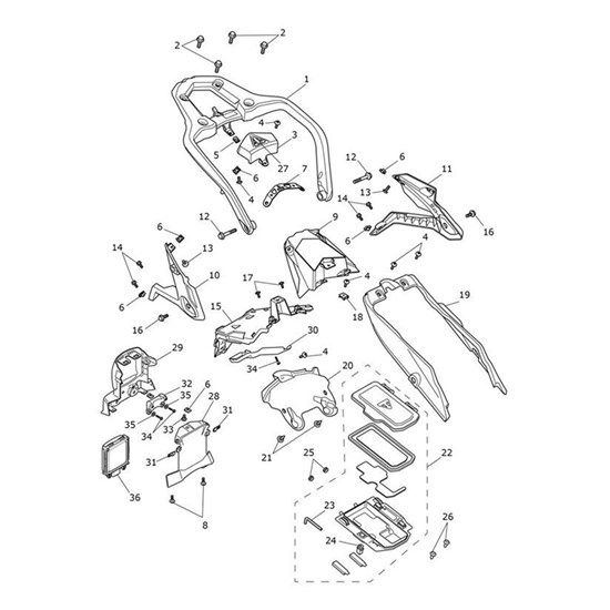 Bild von Infill Panel, Rear Subframe