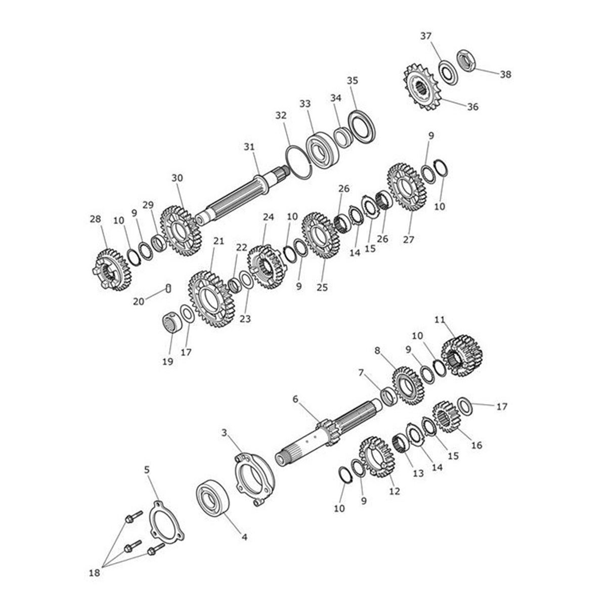 Bild von Input Shaft Bearing Housing