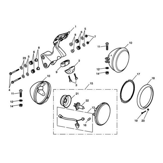 Bild von Instrument & Headlight Support