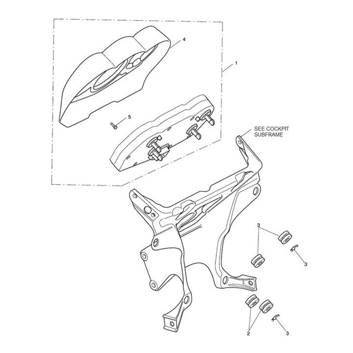 Bild von Instrument Assembly, ABS, KPH