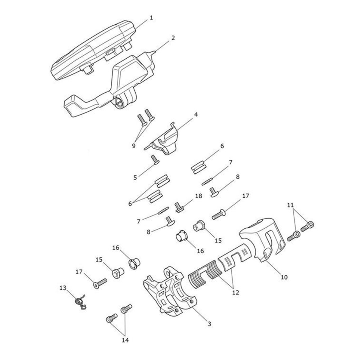 Bild von Instrument Pack, TFT, KMH JP