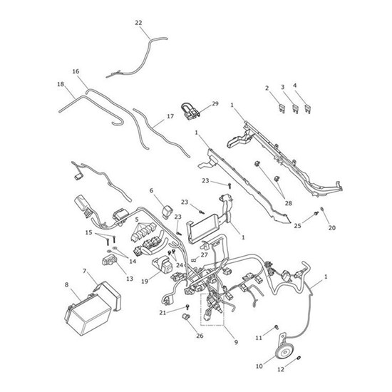 Bild von Kit, ABS Harness & Gear Sensor