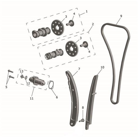 Bild von Kit, Assembly, Chain Tensioner