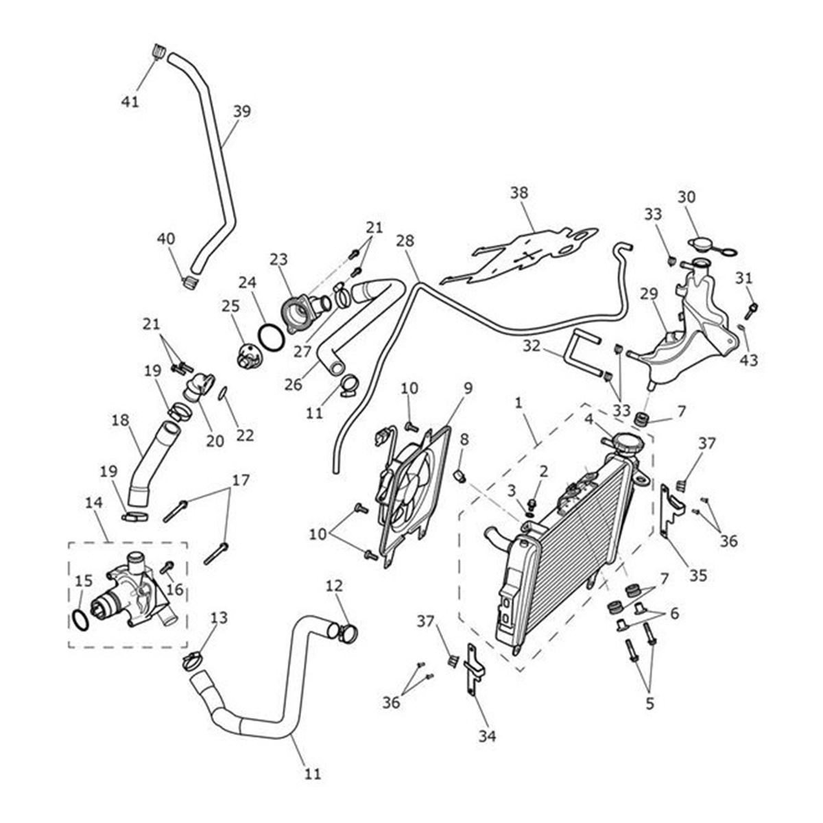 Bild von Kit, Bypass Hose