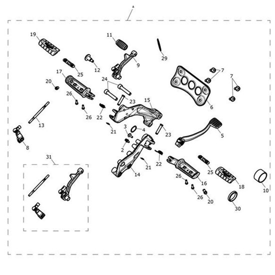 Bild von Kit, Gearchange Assy, Satin