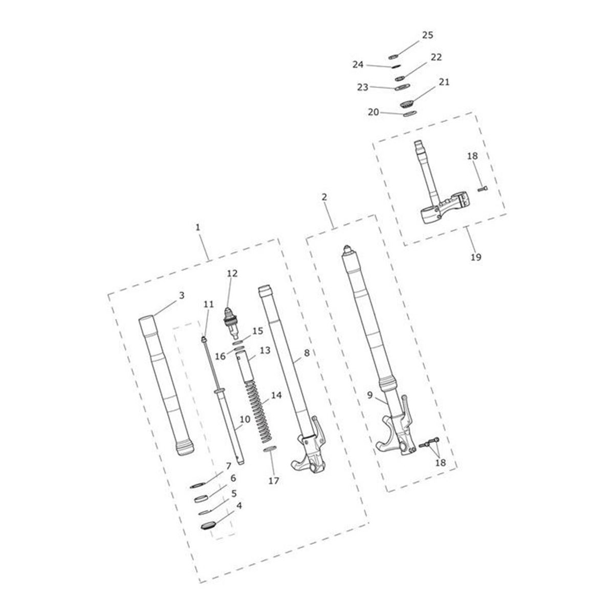 Bild von Kit, LH Fork Assembly