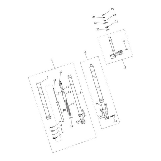 Bild von Kit, LH Fork Assembly