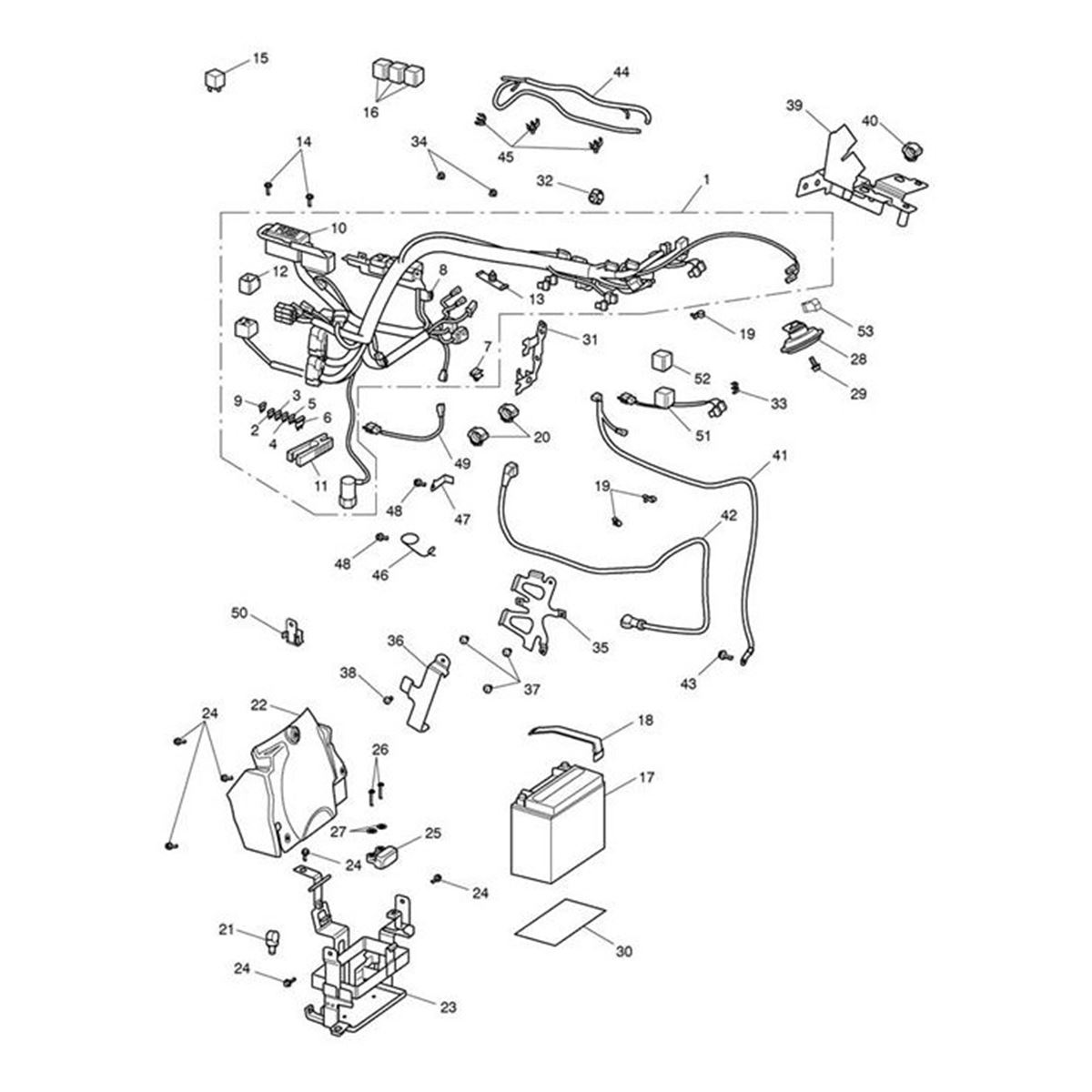 Bild von Kit, Main Harness & Gear Sensor