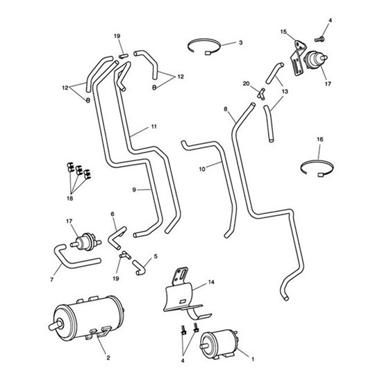 Bild von Kit, Roll Over Valve, Evap