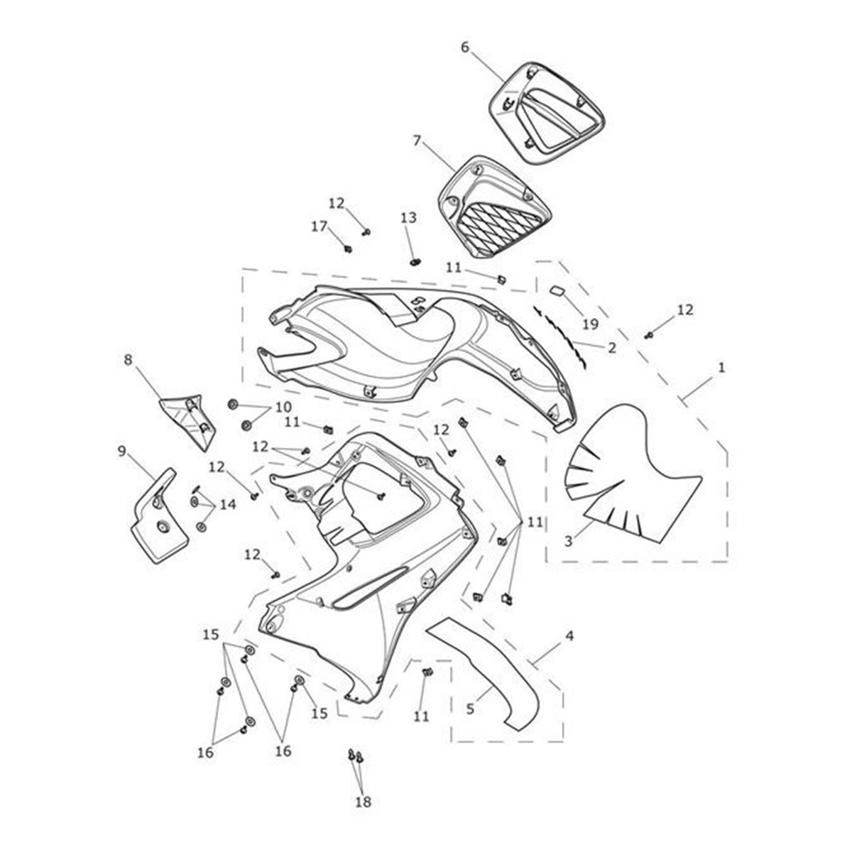 Bild von Kit, Side Panel, Upper, LH
