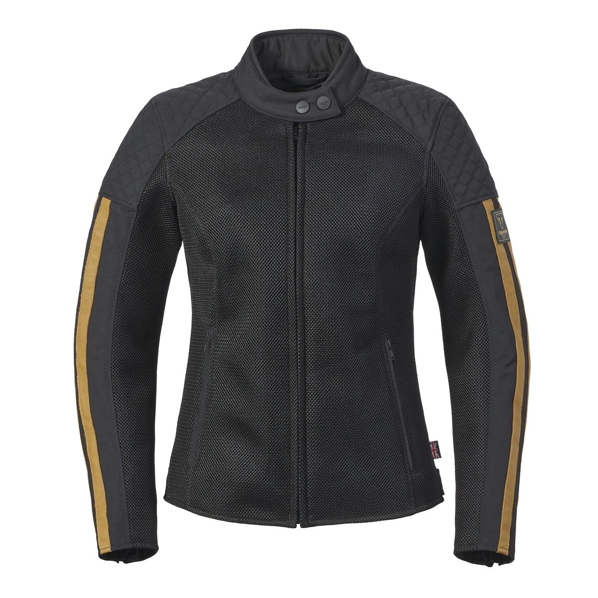 Bild von LADIES BRADDAN RETRO MESH JACKET BLACK / GOLD