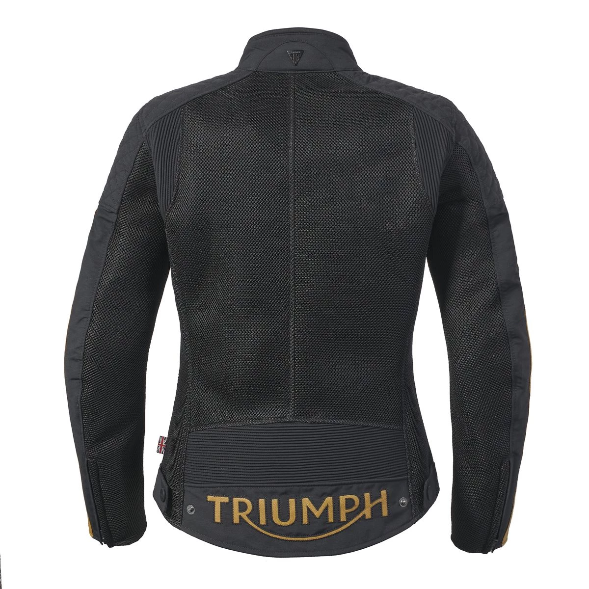 Bild von LADIES BRADDAN RETRO MESH JACKET BLACK / GOLD