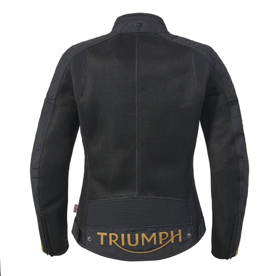 Bild von LADIES BRADDAN RETRO MESH JACKET BLACK / GOLD