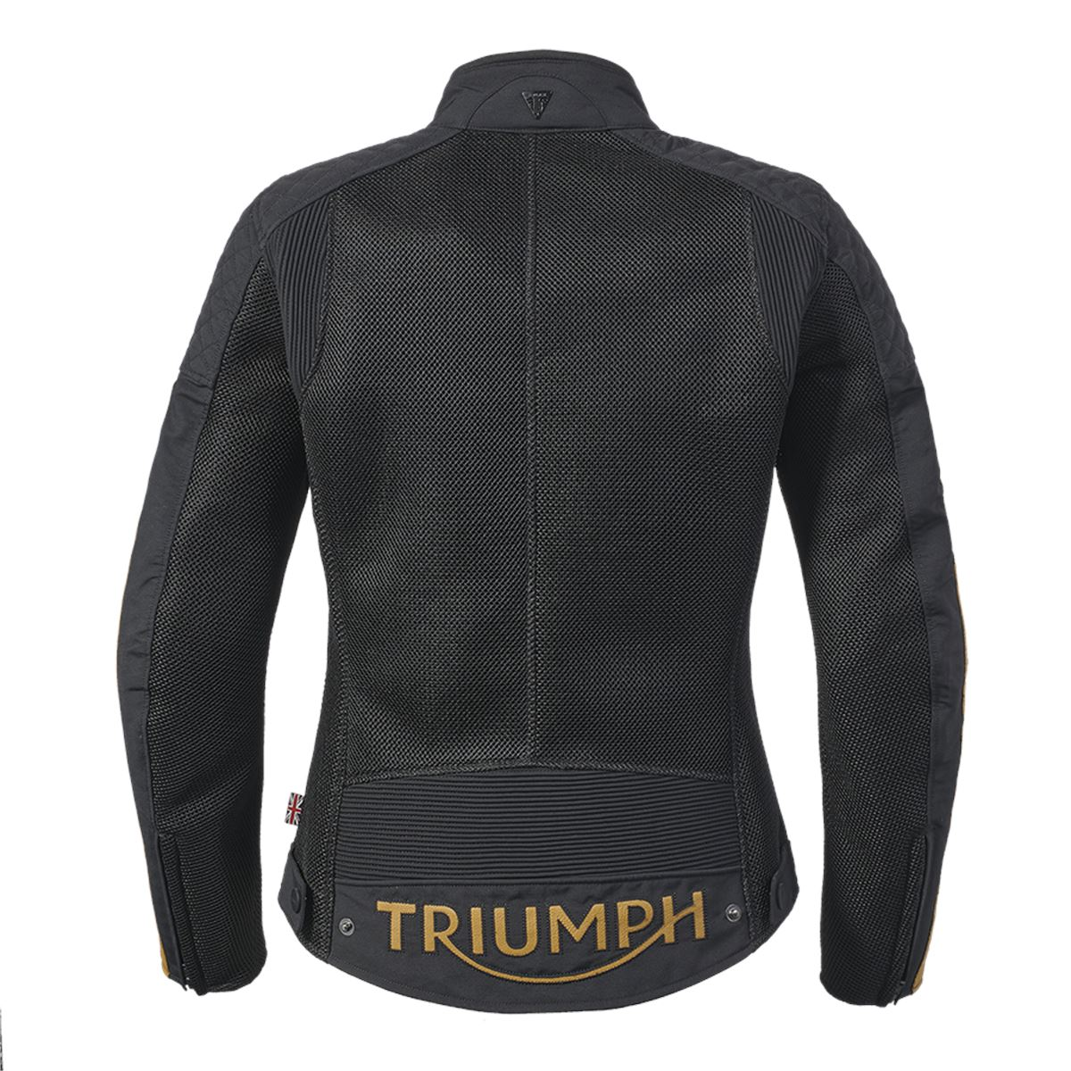 Bild von LADIES BRADDAN RETRO MESH JACKET BLACK / GOLD