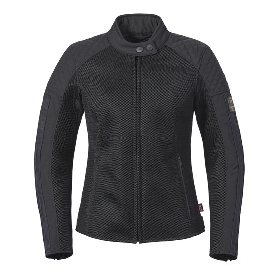 Bild von LADIES BRADDAN RETRO MESH JACKET BLACK