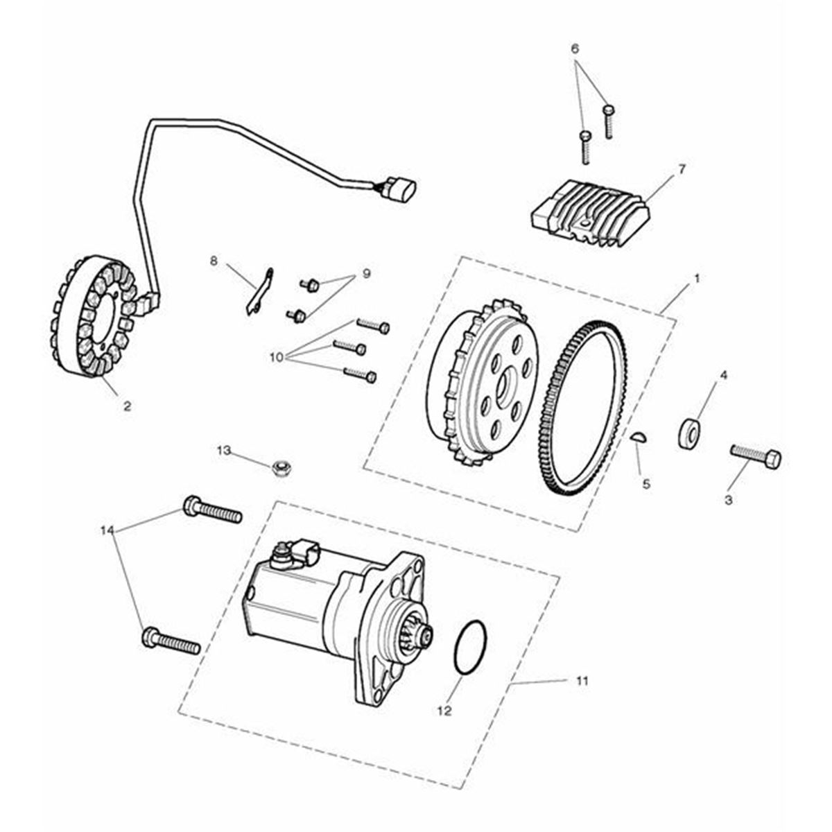 Bild von LICHTMASCHINENROTOR & ZAHNRAD