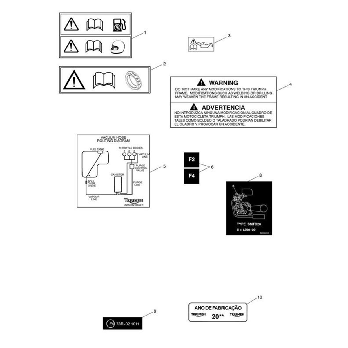 Bild von Label, Power Restriction, FR