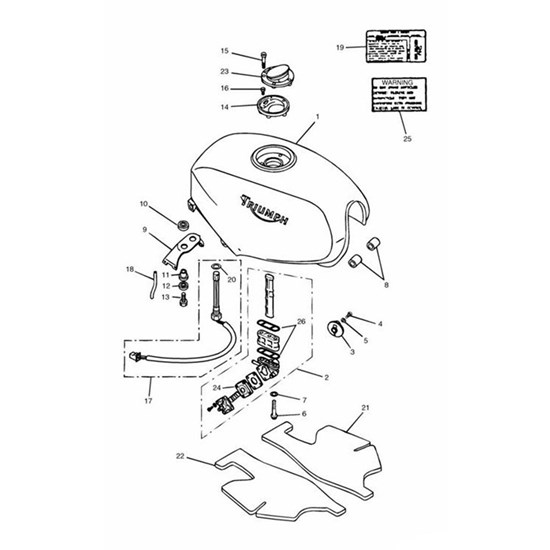 Bild von Label, Tank Info, Diagramatic