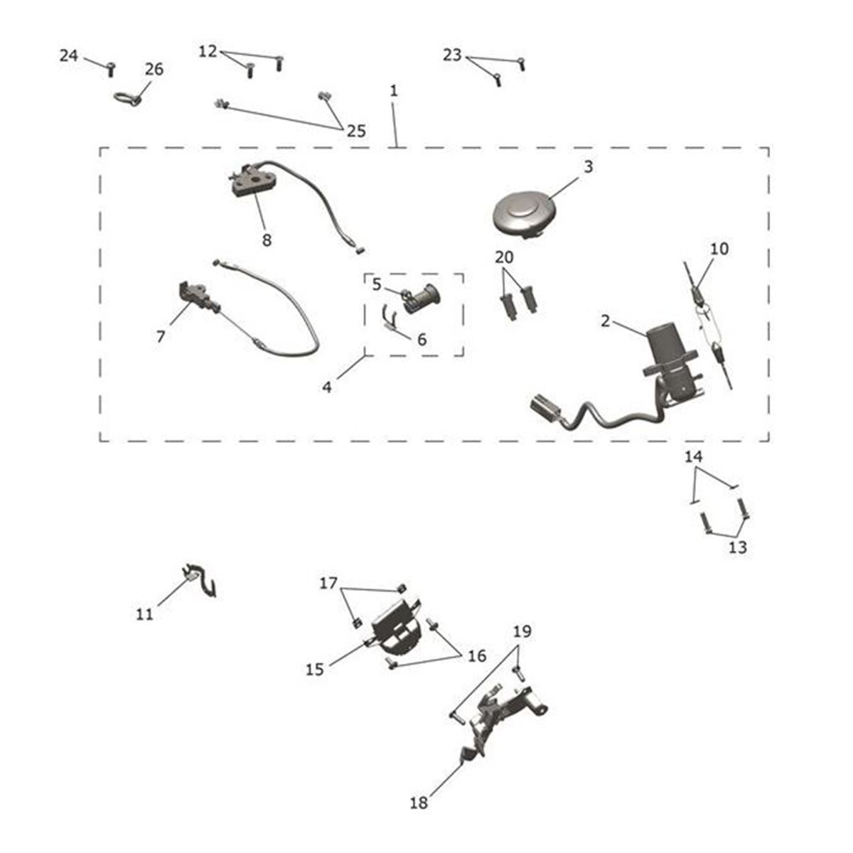 Bild von Latch Assy, Seat