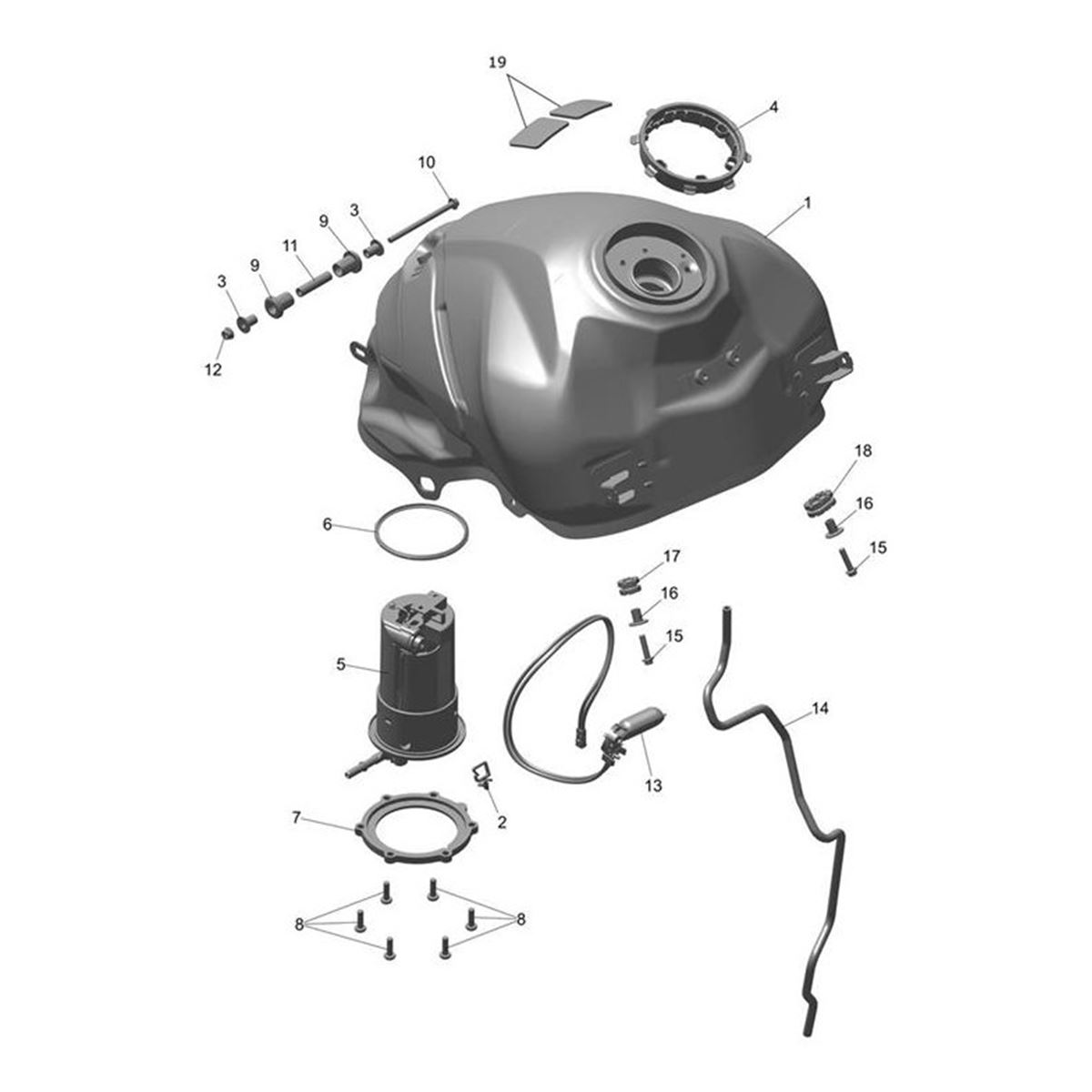 Bild von Level Sender, Fuel Tank