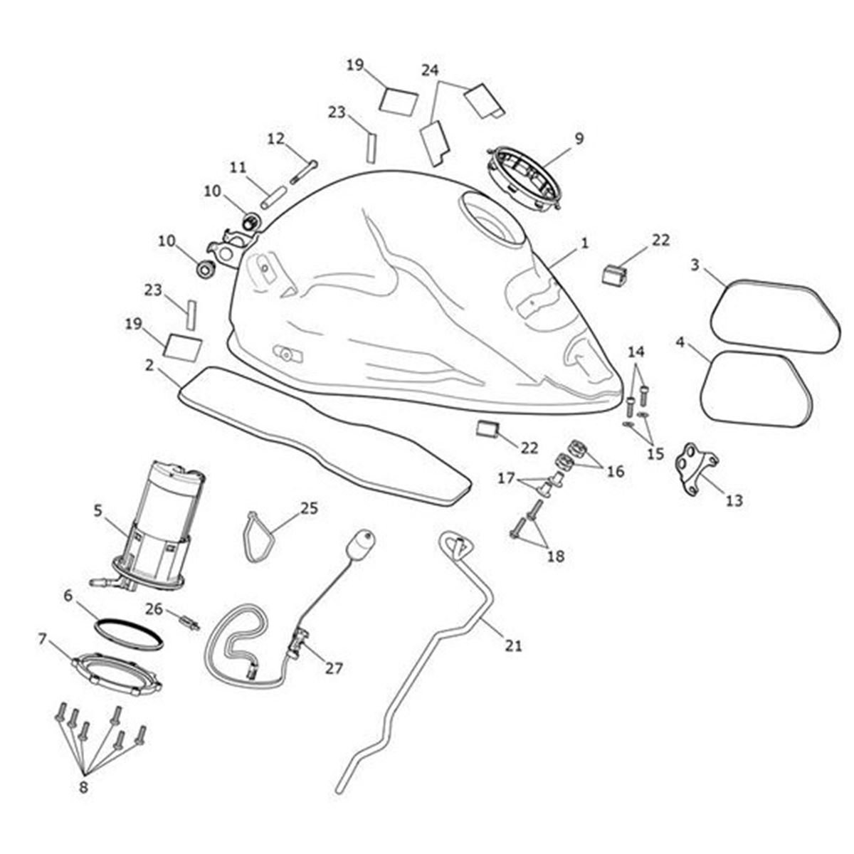 Bild von Level Sender, Fuel Tank